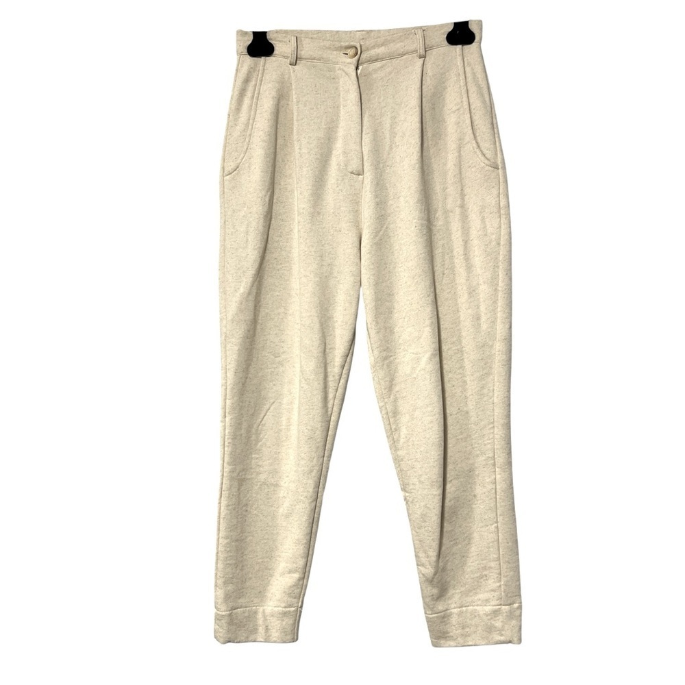 HUMILITY High Waisted Tapered Pants Cotton / Linen Blend